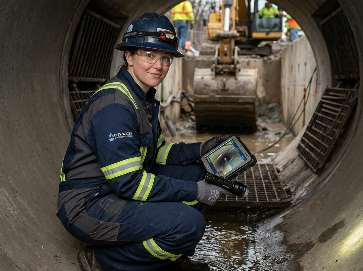 Sewer Line Inspection & Replacement in Peaster